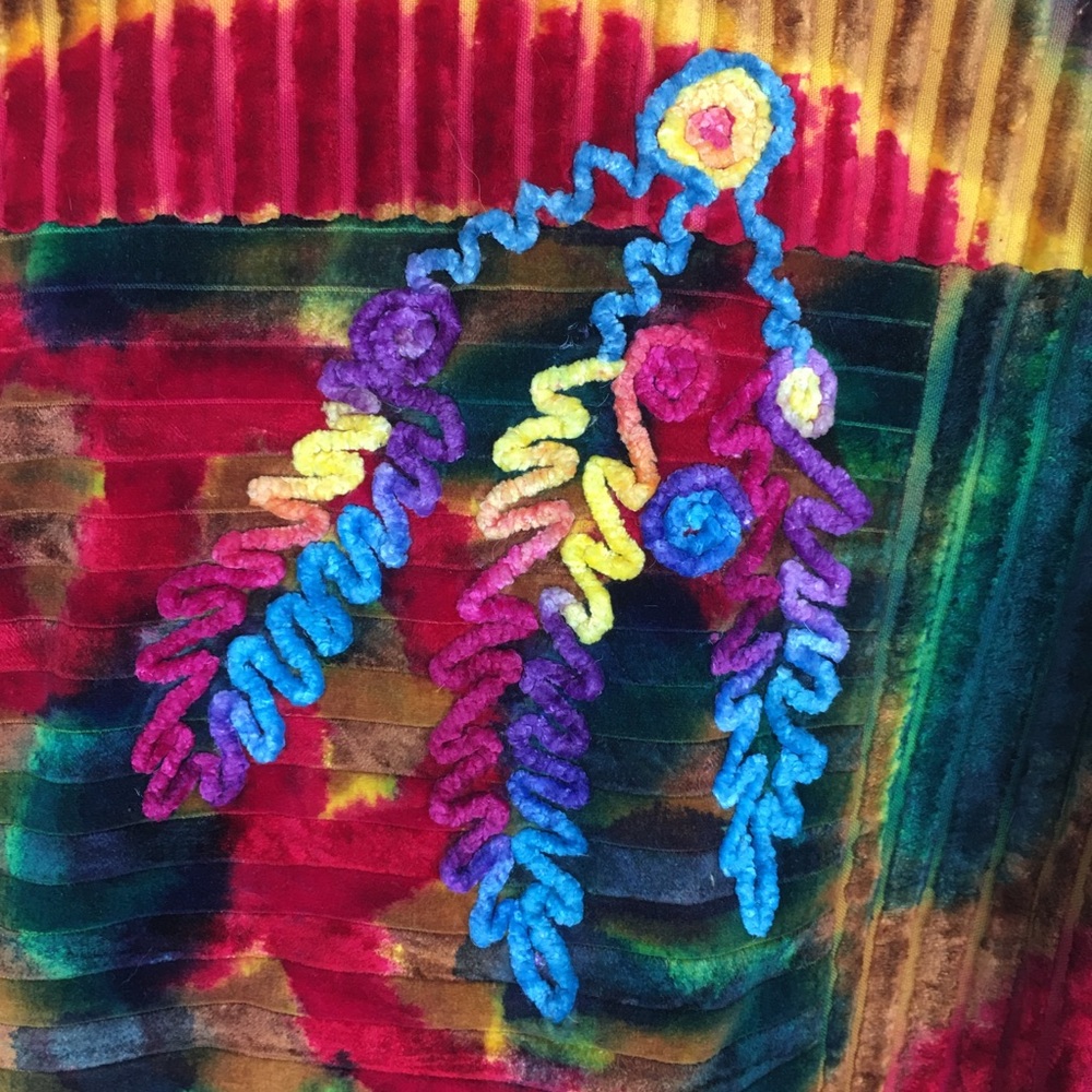Velvet Multi Color Jacket - Picture 5 of 6